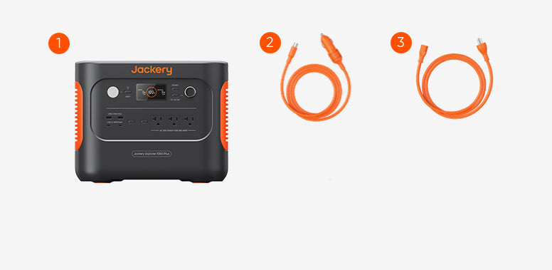 Contenido de la caja Jackery Explorer 1000 Plus