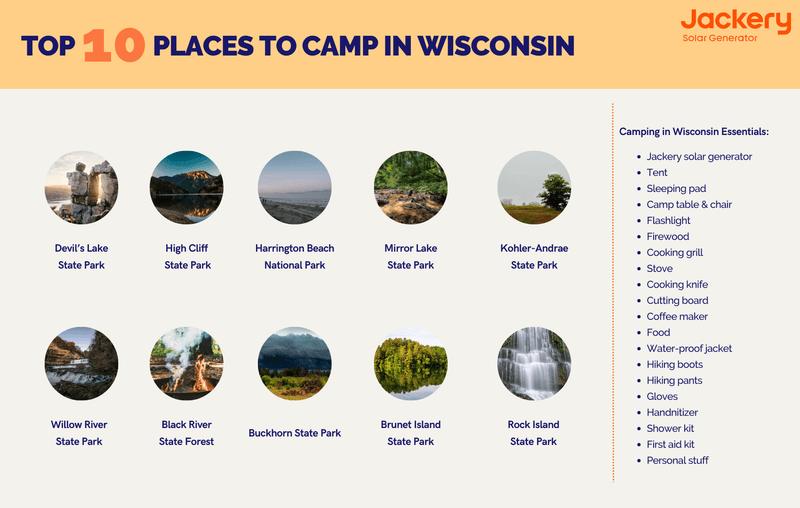 Best Camping in Wisconsin: Top 10 Places to Go - Jackery