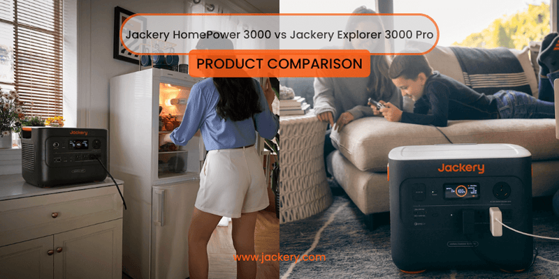 Compare Jackery HomePower 3000 vs. 3000 Pro - Jackery