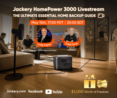 Home Power 3000 Live Stream: The Ultimate Essential Home Backup Guide - Jackery