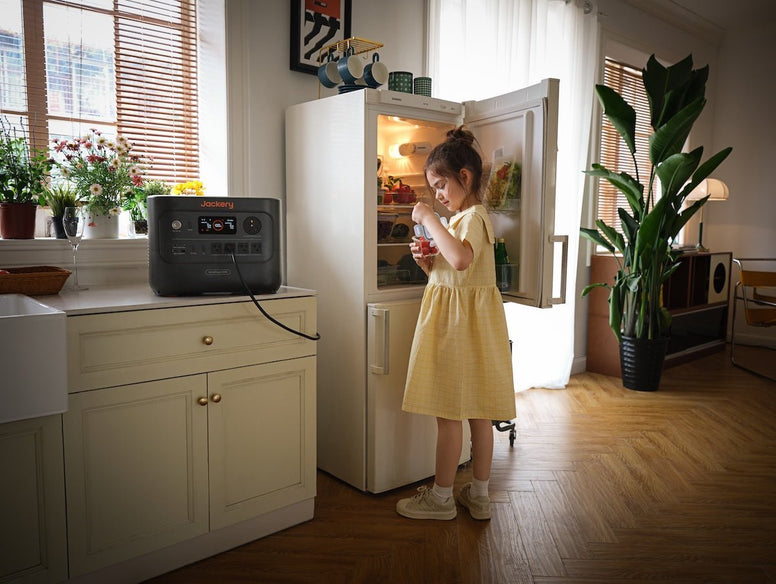 How Long Will a 1000W Portable Solar Generator Run a Refrigerator - Jackery