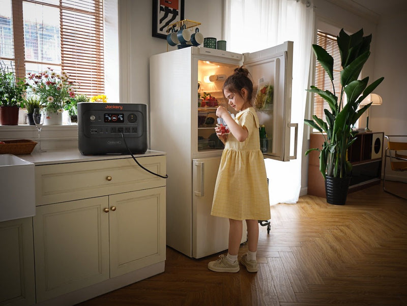 How Long Will a 1000W Portable Solar Generator Run a Refrigerator - Jackery