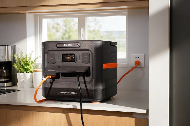 How to Charge the Jackery 1500 Ultra via AC Outlet, Solar Panels, and Car Adapter - Jackery