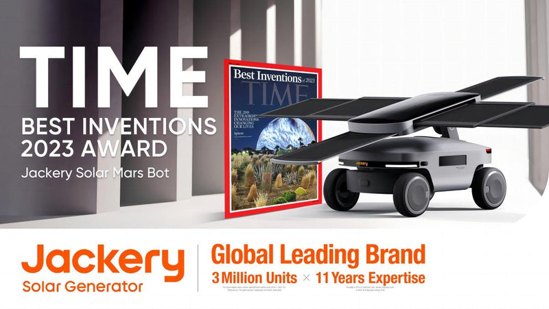 Jackery Solar Mars Bot Wins the Prestigious TIME Best Inventions of 2023 Award - Jackery