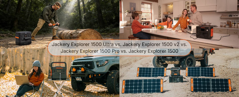 Product Comparison: Jackery 1500 Ultra vs. 1500 v2 vs. 1500 Pro vs. 1500 - Jackery