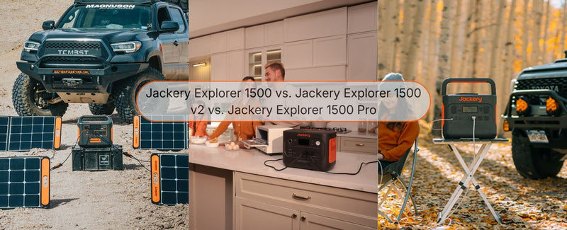 Product Comparison: Jackery 1500 vs. 1500 v2 vs. 1500 Pro - Jackery