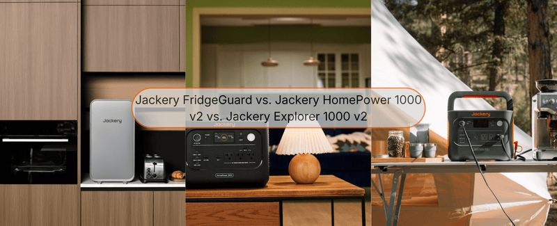 Product Comparison: Jackery FridgeGuard vs. Jackery HomePower vs. Jackery Explorer - Jackery