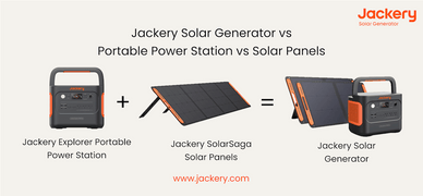 Solar Generator vs. Portable Power Station vs. Solar Panel: What is the Difference - Jackery
