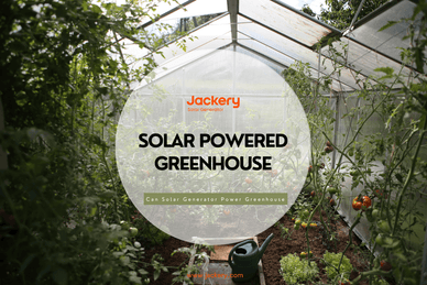 Solar Powered Greenhouse: Can Solar Generator Power a Greenhouse - Jackery