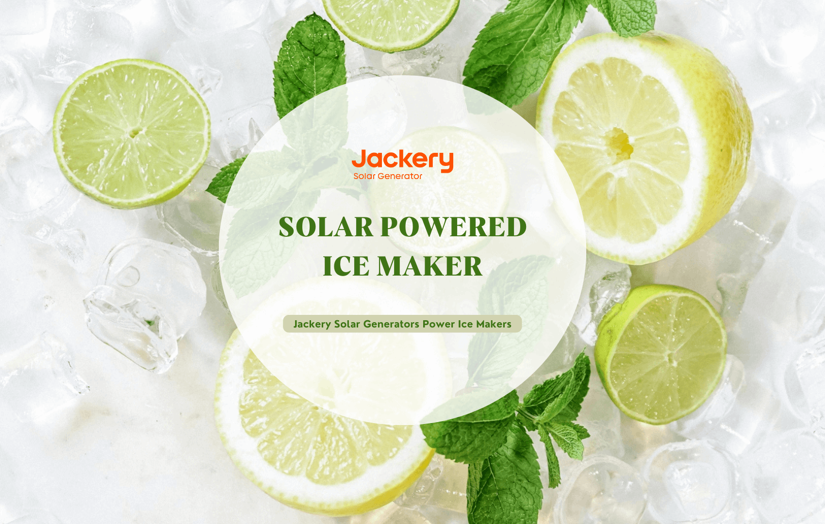 Solar Powered Ice Maker: Can Solar Generator Run An Ice Maker