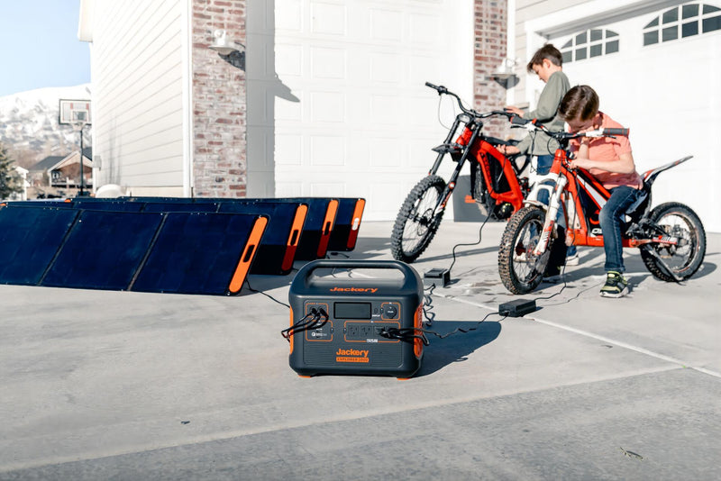 Using Portable Solar Charger For Electric Bikes - Jackery