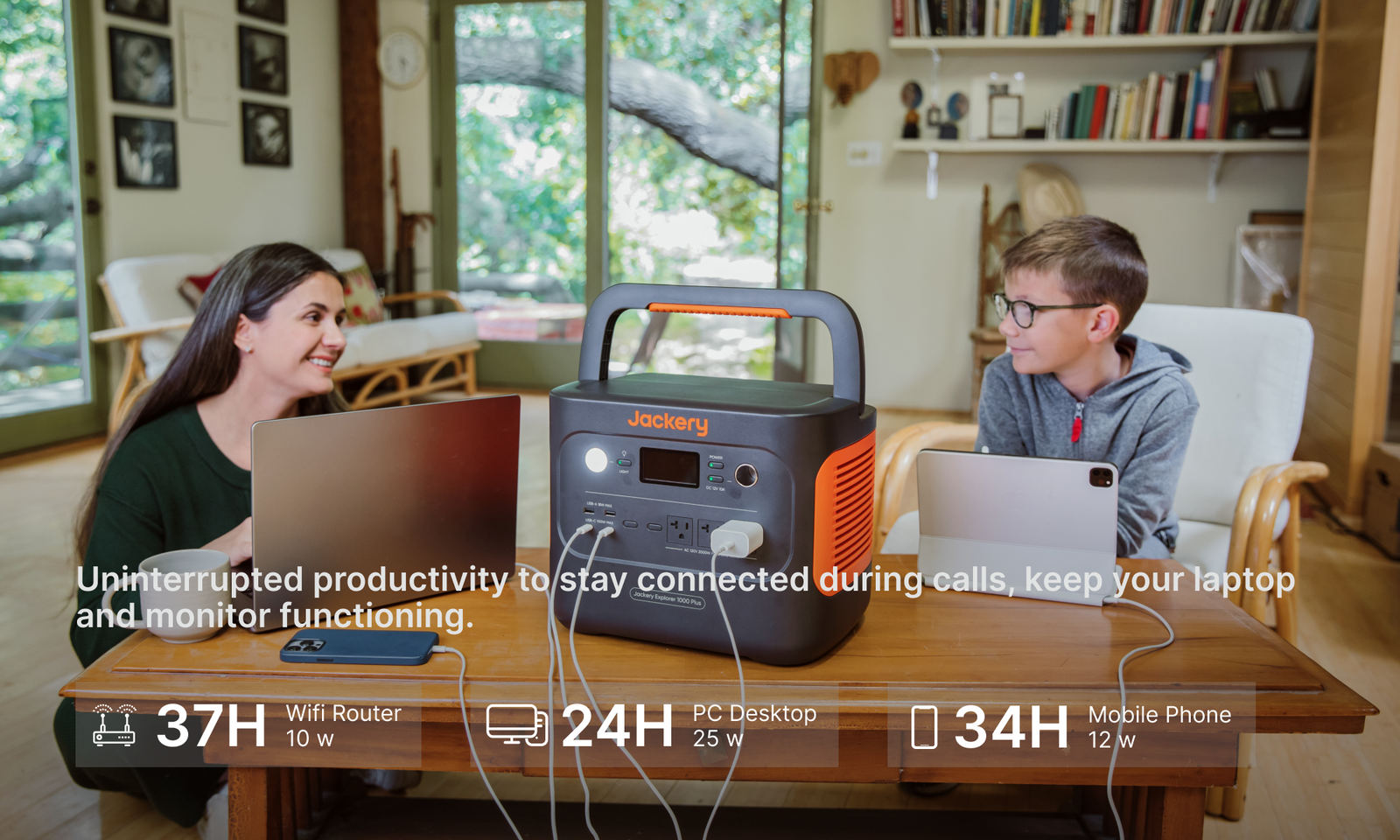 Home office backup power scene
