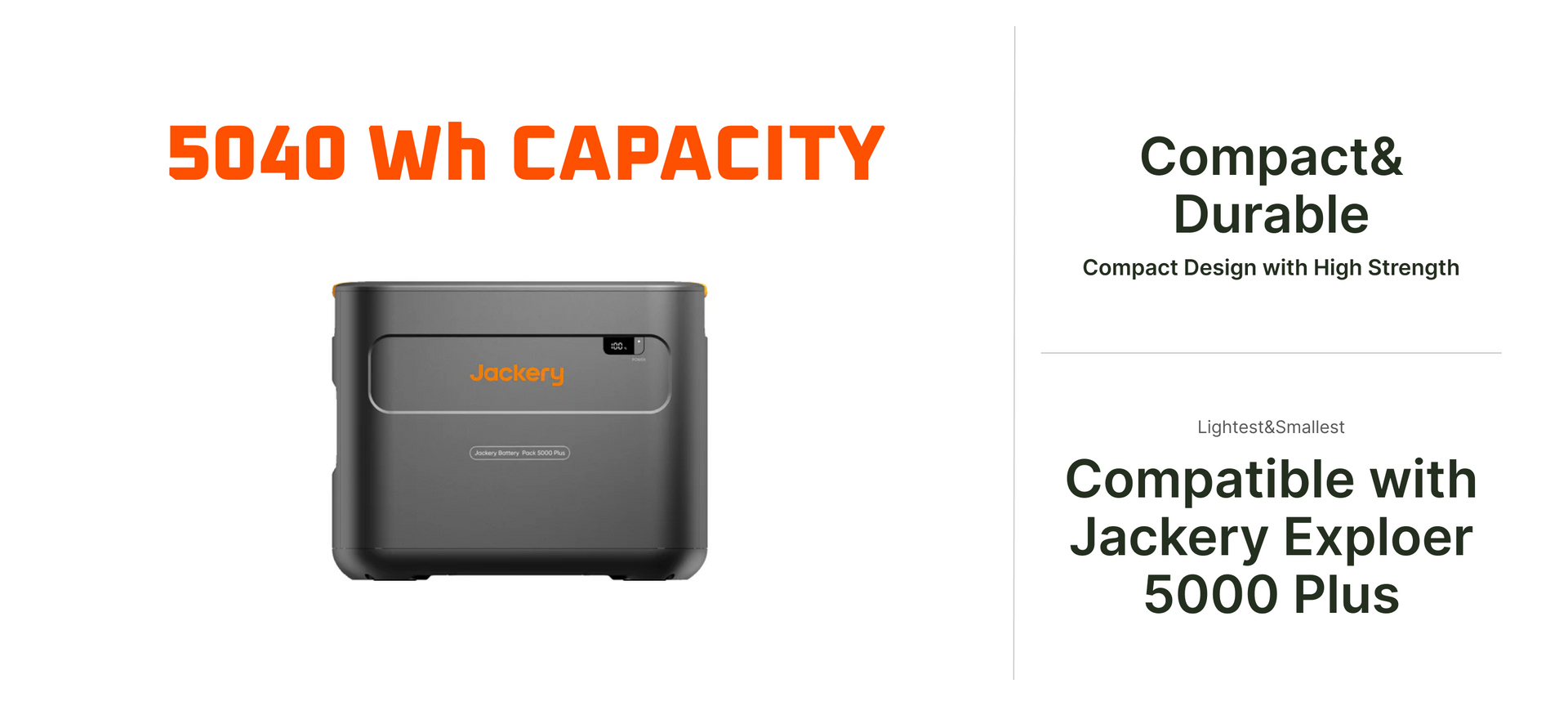 Jackery Battery Pack 5000 Plus - Jackery