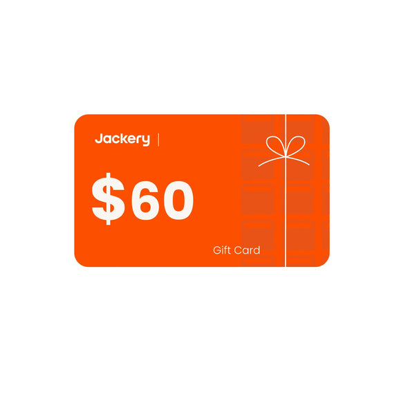 $60 Gift Card - free gift - Jackery