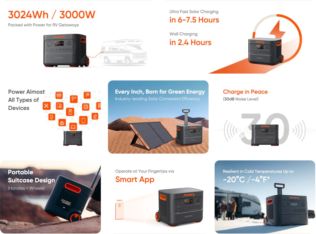 Jackery Explorer 3000 Pro Portable Power Station (Refurbished) Jackery Explorer 3000 Pro Portable Power Station (Refurbished)