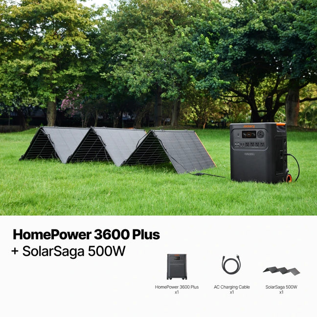 Jackery Solar Generator HomePower 3600 Plus