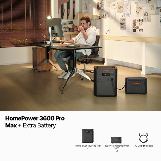Jackery Solar Generator HomePower 3600 Pro Max