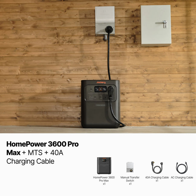 Jackery Solar Generator HomePower 3600 Pro Max