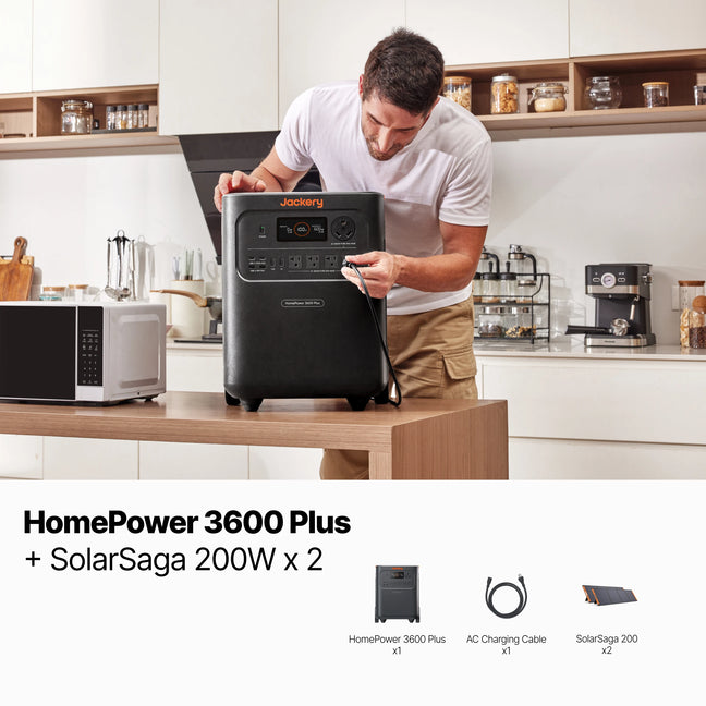 Jackery Solar Generator HomePower 3600 Plus