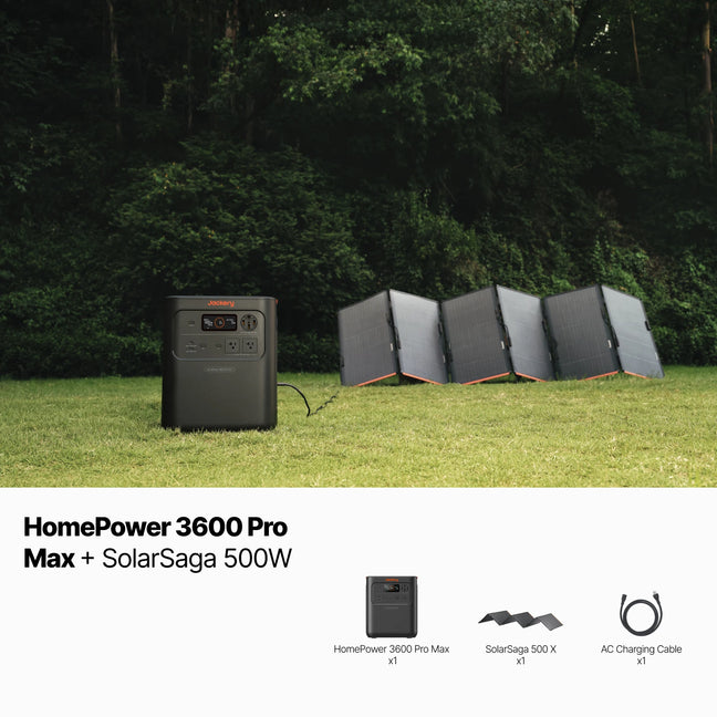 Jackery Solar Generator HomePower 3600 Pro Max