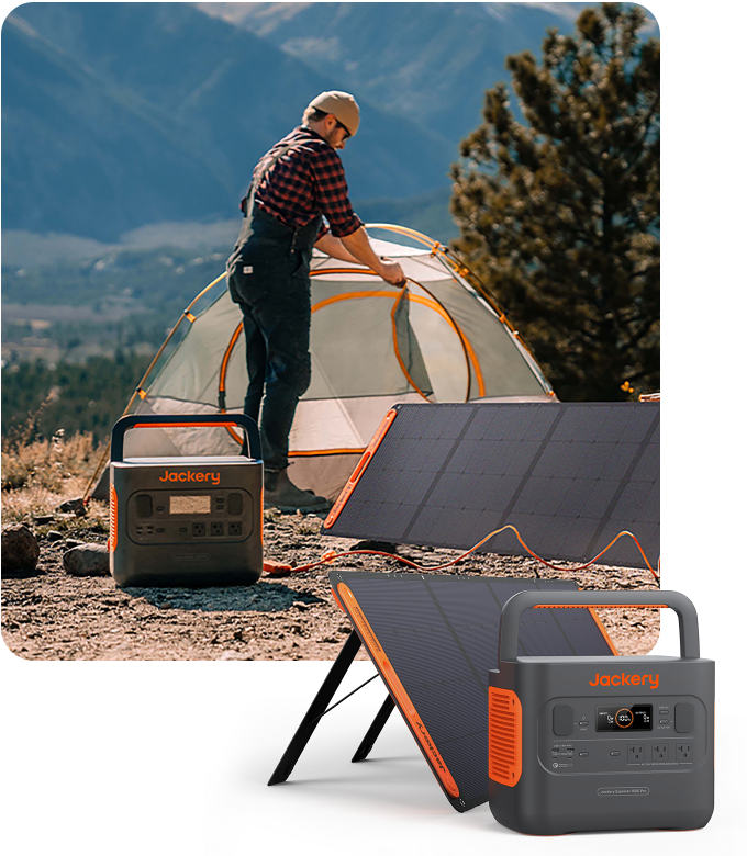 Solar Powered Camping Lights: Can Solar Generator Power Camping Lights -  Jackery