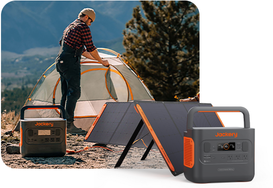 Solar Powered Camping Lights: Can Solar Generator Power Camping Lights -  Jackery