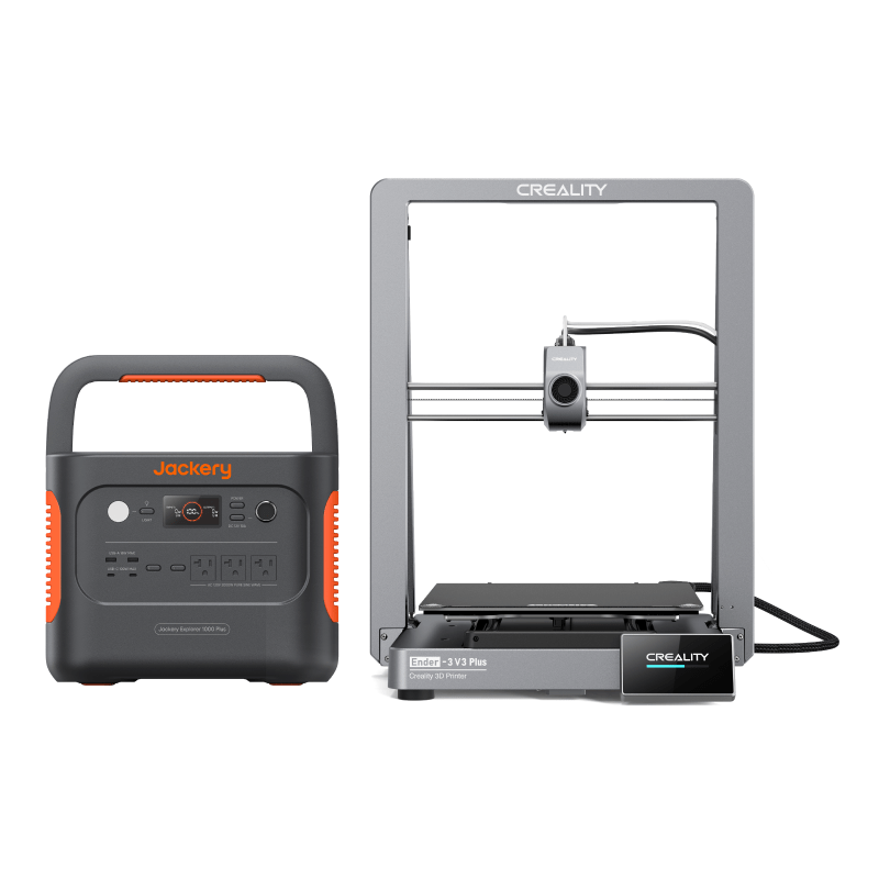 Jackery Explorer 1000 Plus + Creality Ender-3 V3 Plus 3D Printer