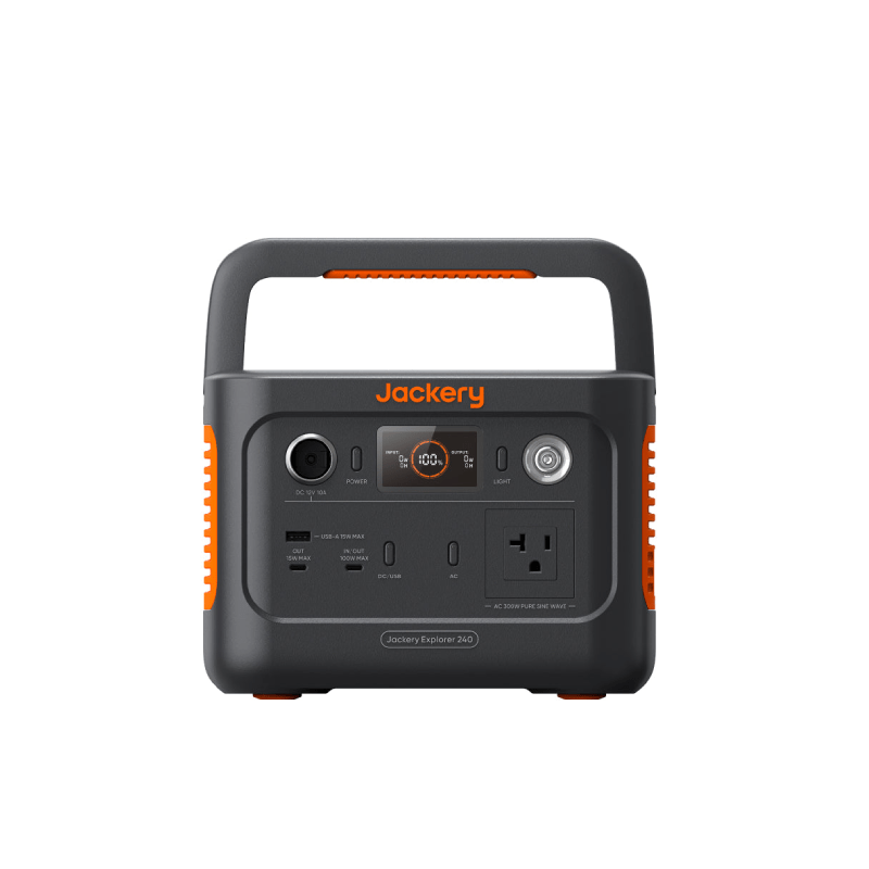 Jackery Explorer 240 v2 Portable Power Station — 256Wh LiFePO4 portable power station