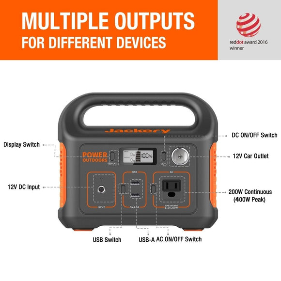 Jackery Explorer 290 Portable Power Station - Jackery