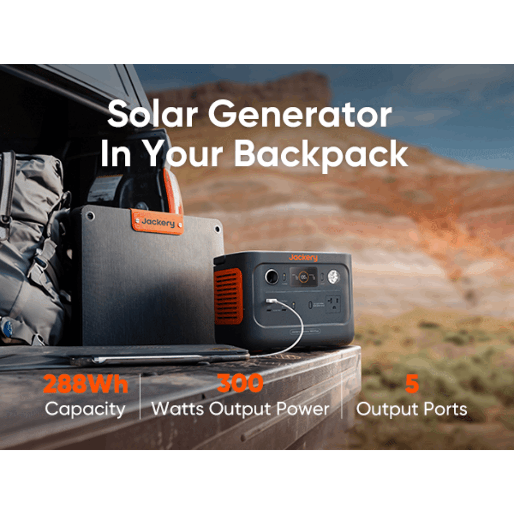 Jackery Explorer 300 Plus Portable Power Station (Refurbished)