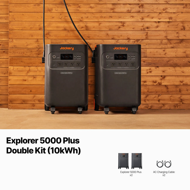 Jackery Explorer 5000 Plus Double Kit (10kWh) - Jackery