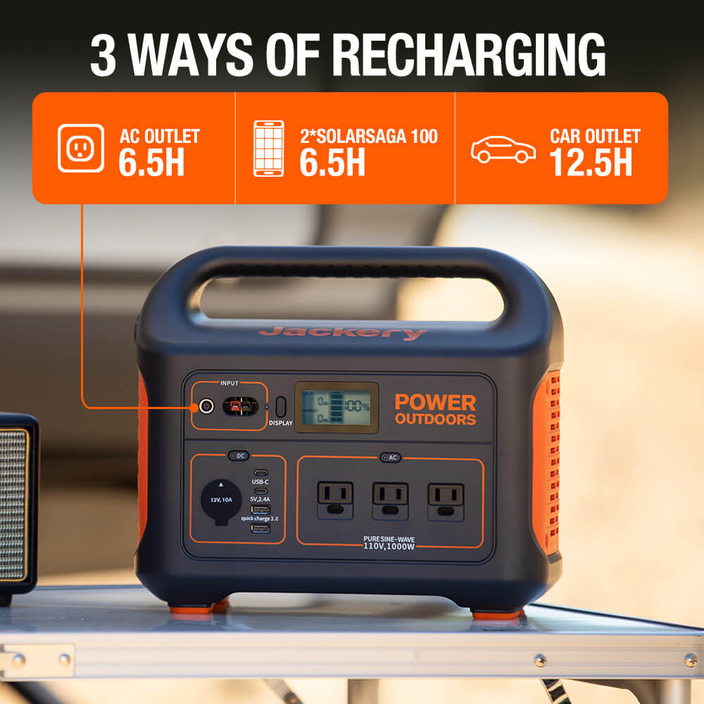 Jackery Explorer 880 Portable Power Station (Refurbished)