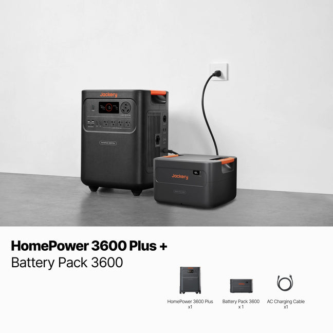 Jackery HomePower 3600 Plus (7.2kWh) - Jackery