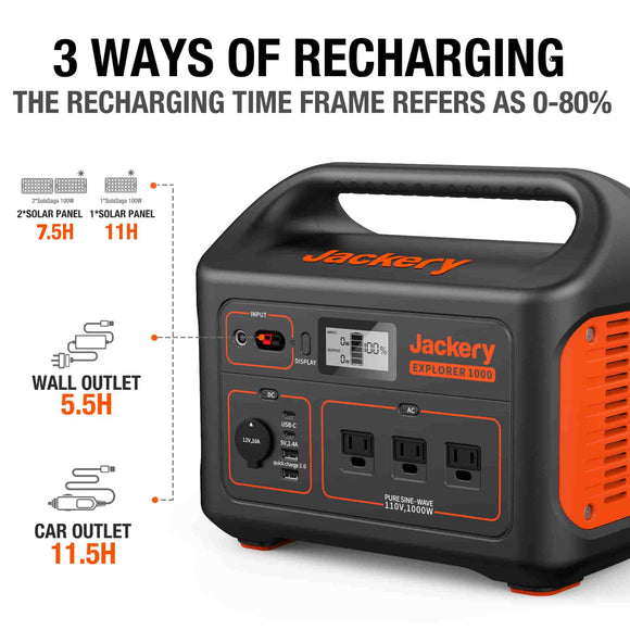 Jackery Solar Generator 1000 - Jackery
