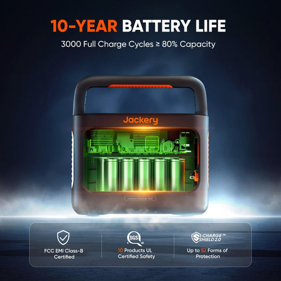 Jackery Solar Generator 240 v2 (Refurbished) - Jackery