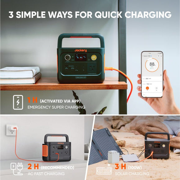 Jackery Solar Generator 240 v2 (Refurbished) - Jackery
