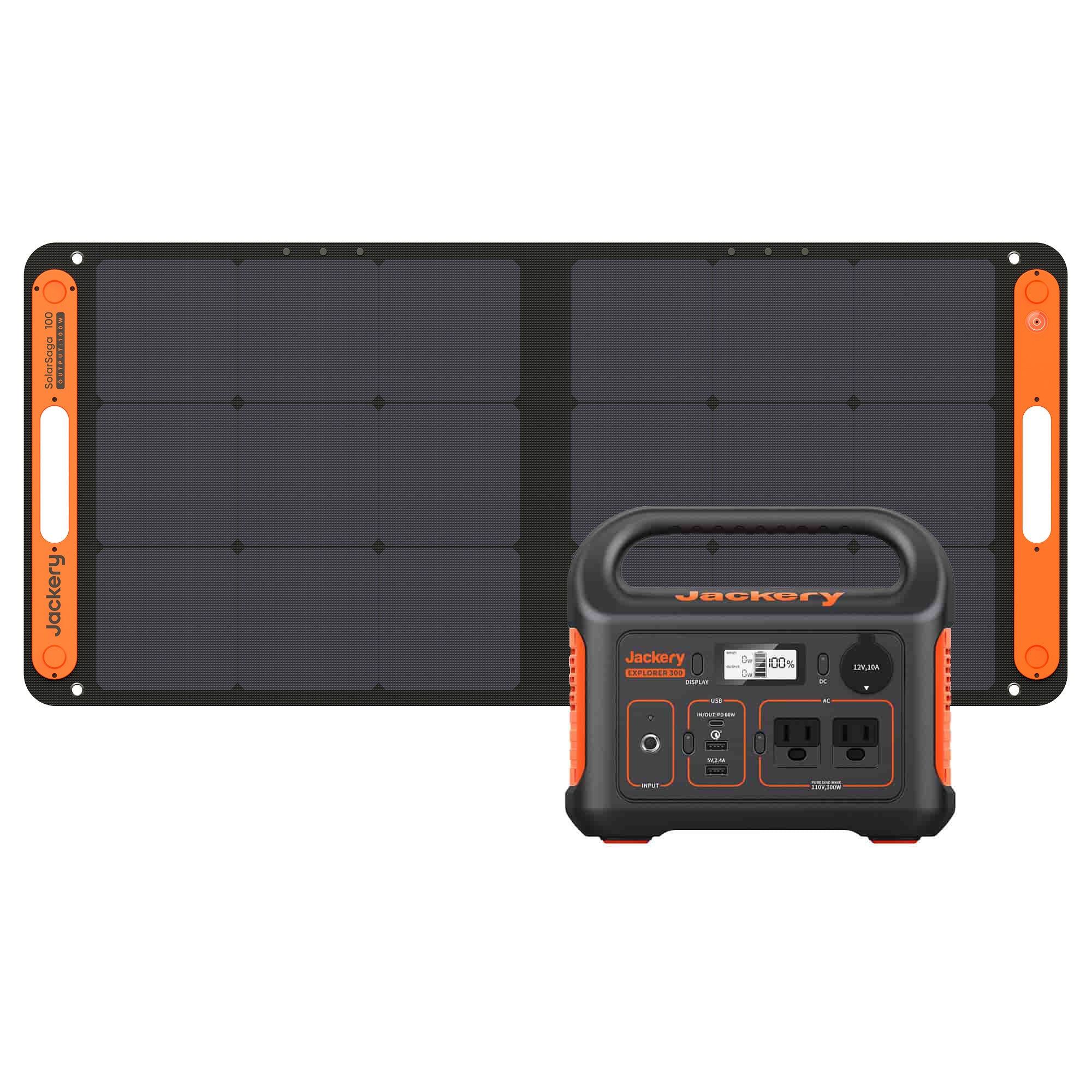Jackery Solar Generator 300 (Jackery 300 + SolarSaga 100W)