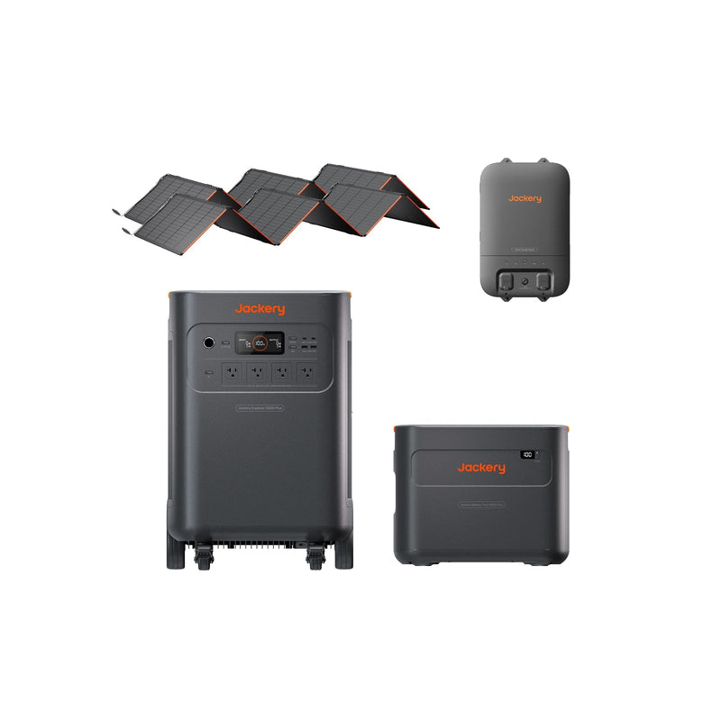 Explorer 5000 Plus (10kWh) + SolarSaga 500 X x 2 + Smart Transfer Switch