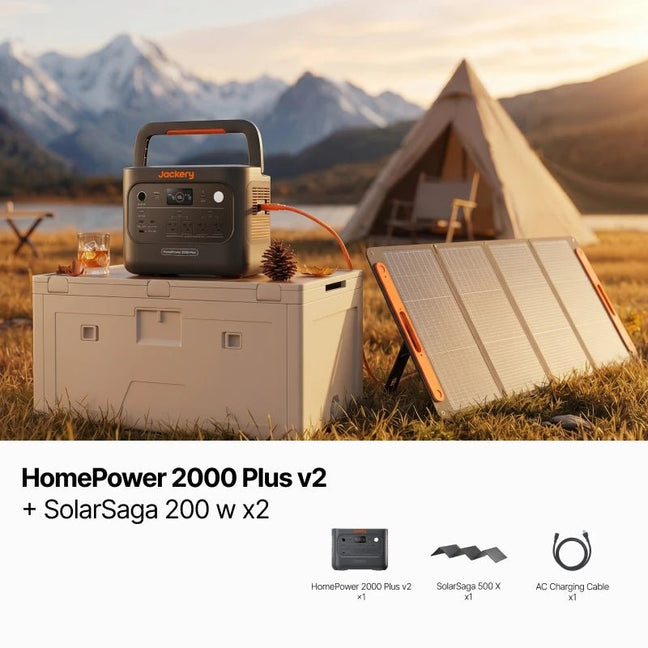 Jackery Solar Generator HomePower 2000 Plus v2 - Jackery