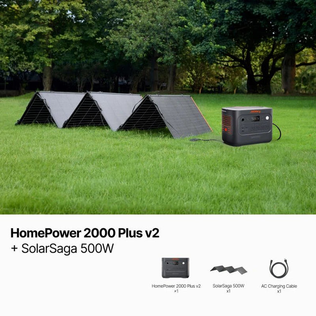 Jackery Solar Generator HomePower 2000 Plus v2 - Jackery