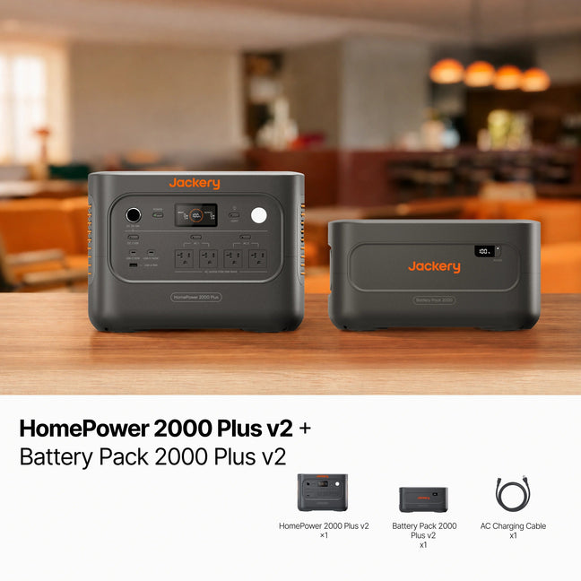 Jackery Solar Generator HomePower 2000 Plus v2 - Jackery