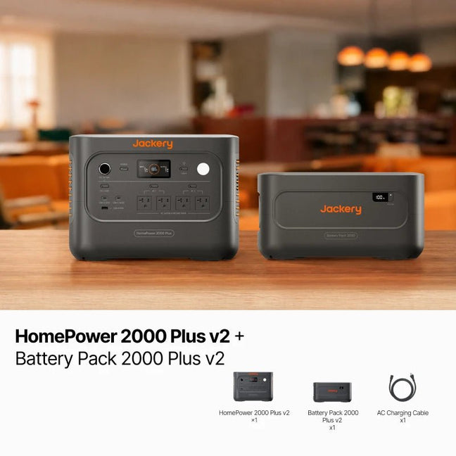 Jackery Solar Generator HomePower 2000 Plus v2 - Jackery