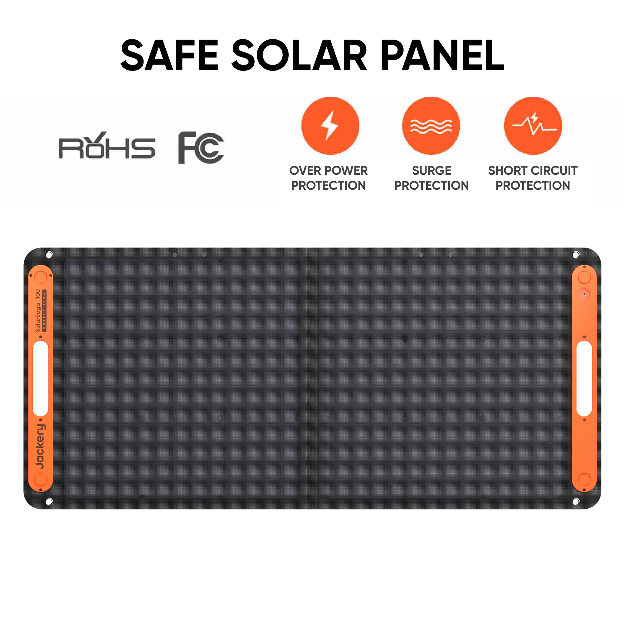 Jackery SolarSaga 100W Solar Panel - Jackery Jackery SolarSaga 100W Solar Panel - Jackery