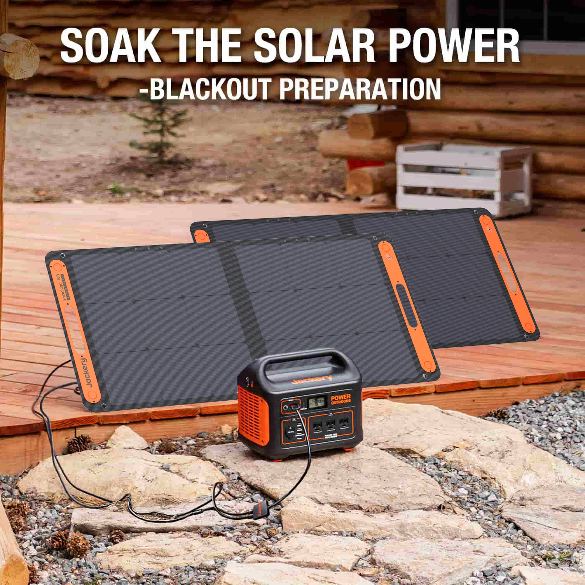 Jackery SolarSaga 100W Solar Panel  (Refurbished)