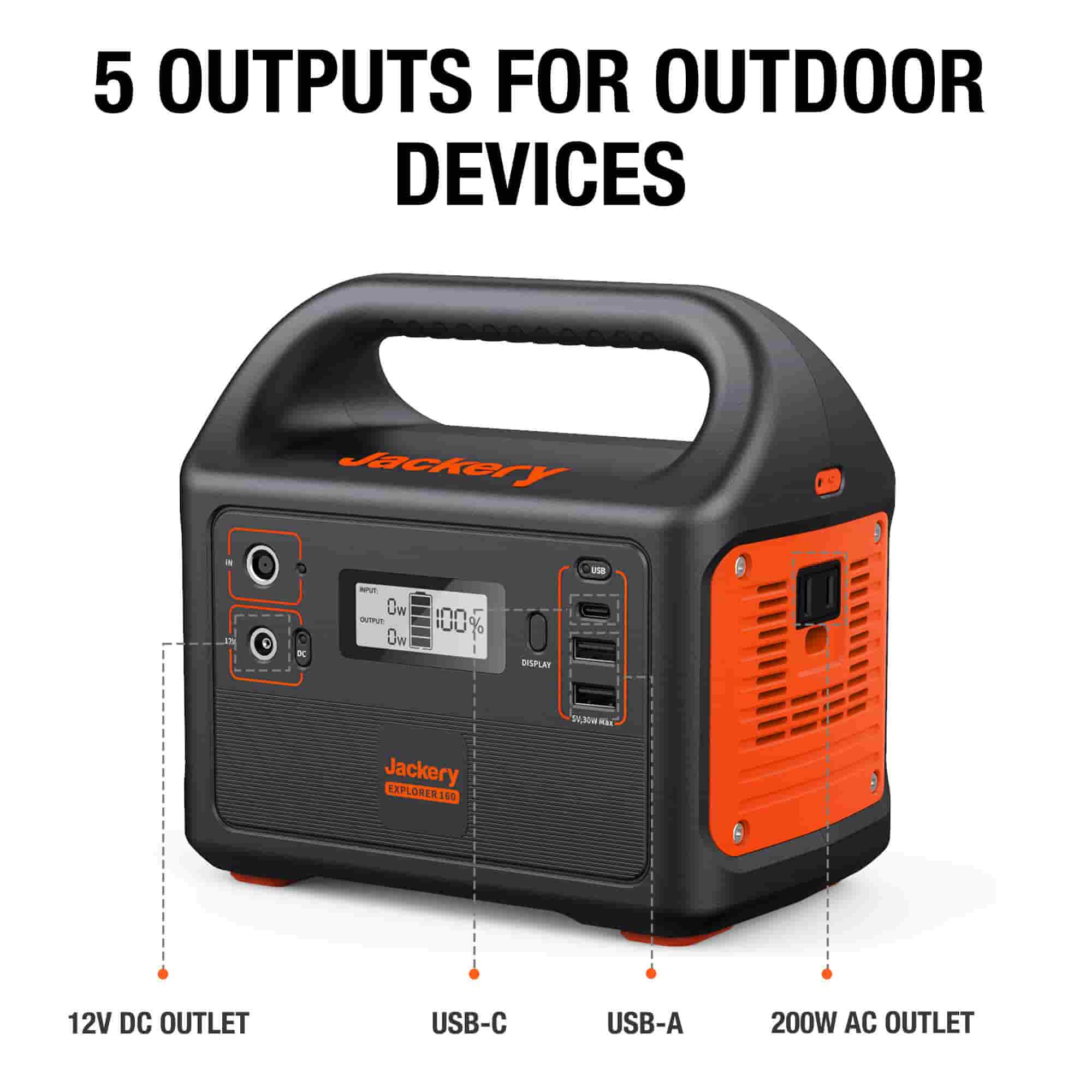 Jackery Explorer 160 Portable Power Station - Jackery