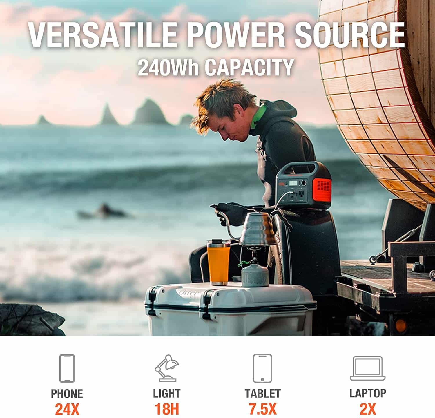 Jackery Explorer 240 Portable Power Station - Jackery