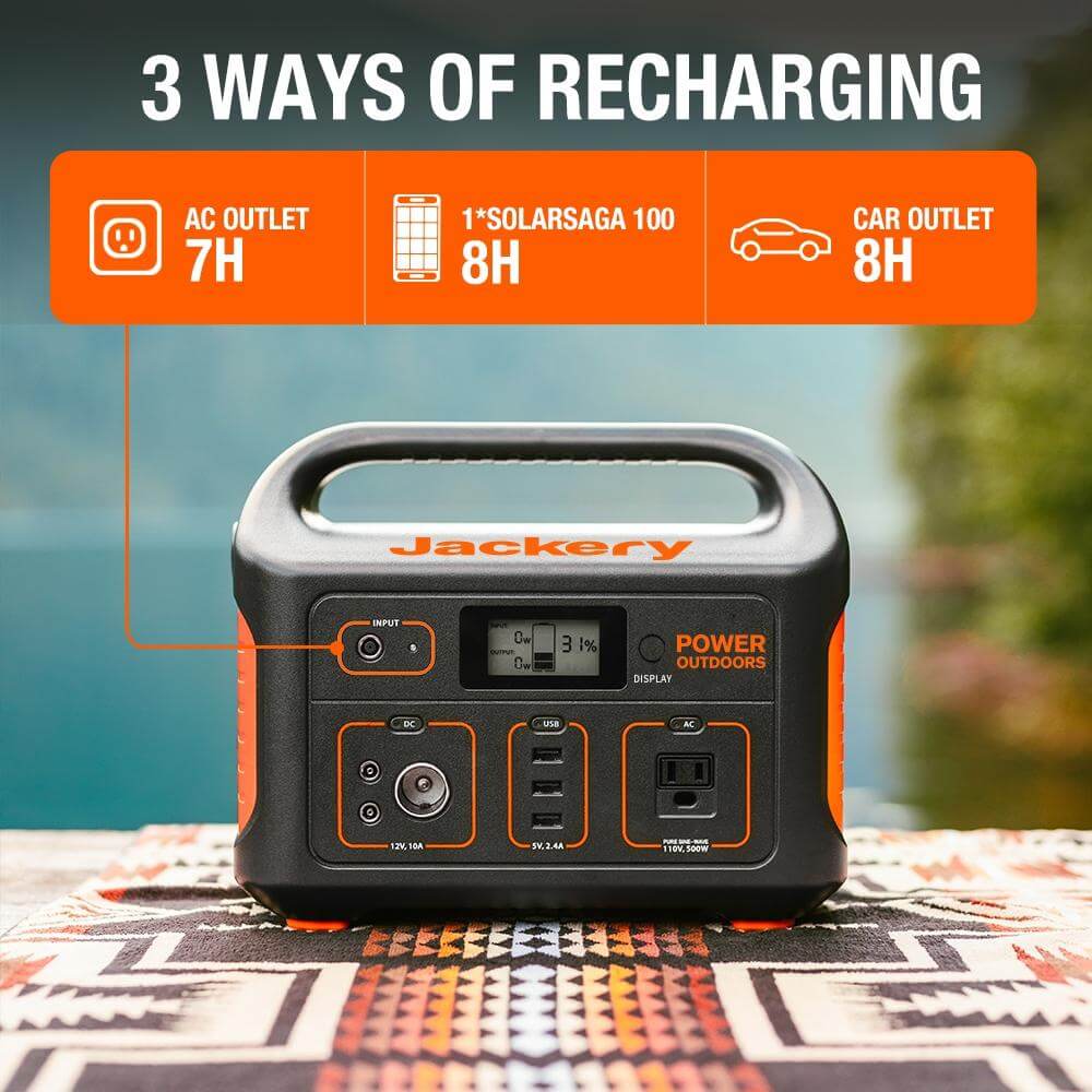 Jackery Explorer 550 Portable Power Station - Jackery