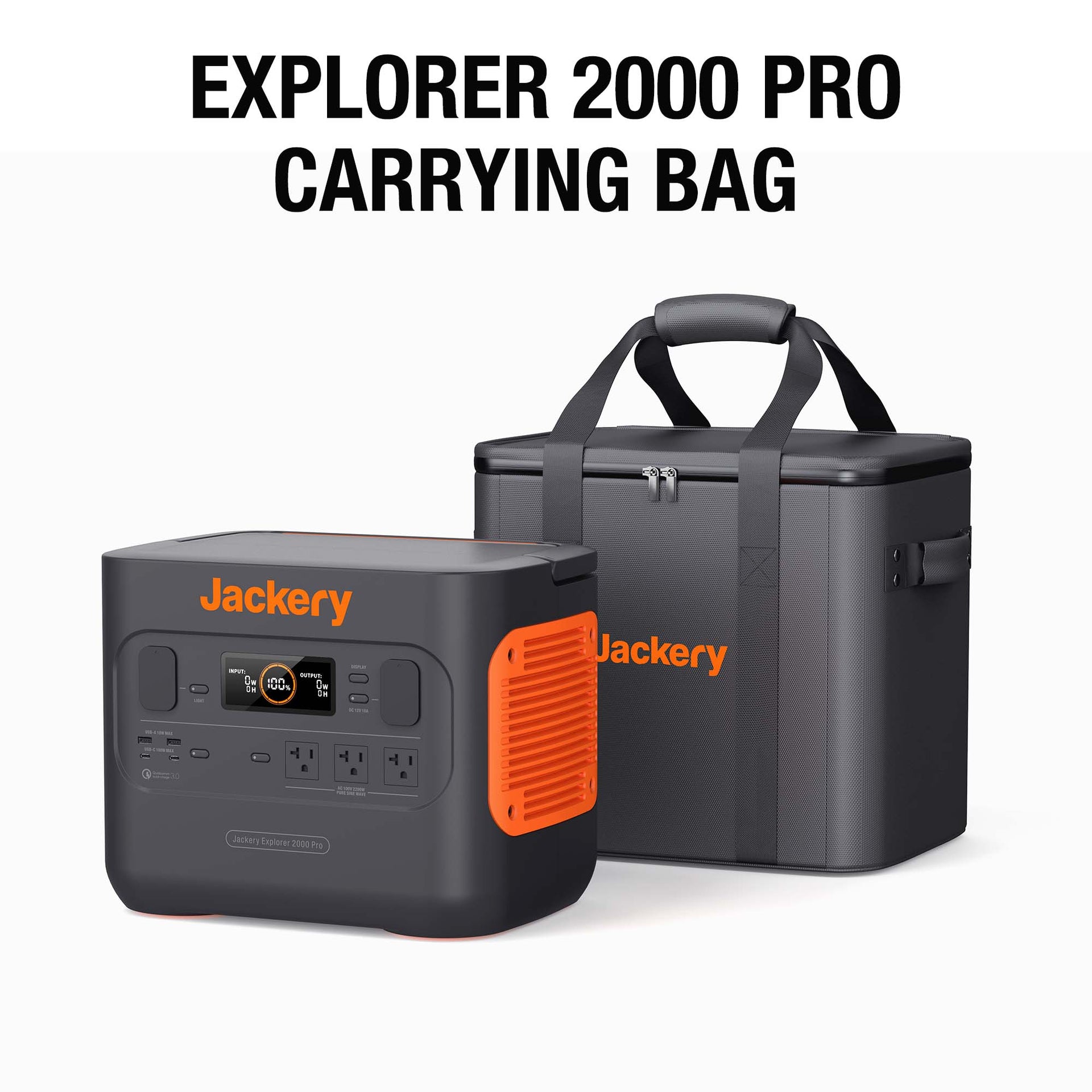 Jackery Upgraded Carrying Case (L) - Jackery